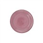 Plato de Postre Quid Vita Peoni Cerámica Rosa 19 cm (12 Unidades)