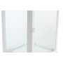 Farolas DKD Home Decor 24 x 24 x 60 cm Cristal Metal Blanco Urbano