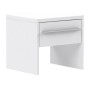 Table de Nuit Pehmea 38,5 x 36,5 x 35 cm Aluminium Blanc