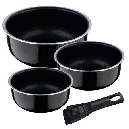 Set de Cazos Bergner Click & Cook Aluminio 3 Piezas