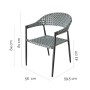 Chaise de jardin Nadia Aluminium