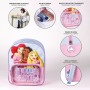 Cartable Princesses Disney Transparent Bleu clair