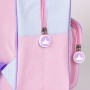 Mochila Escolar Princesses Disney Transparente Azul claro