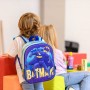 Mochila Escolar 3D Batman Azul