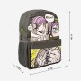 Mochila Casual Otaku 30 x 41 x 14 cm Gris claro