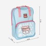 Cartable Otaku Bleu clair