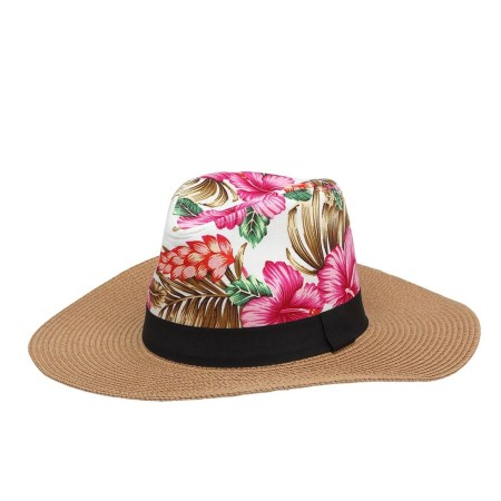 Chapeau Rose Fleurs