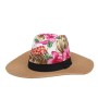 Sombrero Rosa Flores