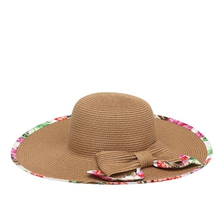 Sombrero Rosa Flores