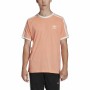 Camiseta de Manga Corta Hombre Adidas 3 stripes Salmón