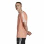 Camiseta de Manga Corta Hombre Adidas 3 stripes Salmón