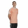 Camiseta de Manga Corta Hombre Adidas 3 stripes Salmón