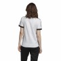 Camiseta de Manga Corta Mujer Adidas 3 stripes Blanco (36)