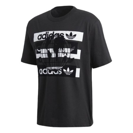 T-shirt à manches courtes homme Adidas R.Y.V. Message Noir