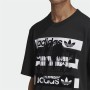 Camiseta de Manga Corta Hombre Adidas R.Y.V. Message Negro