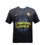 Maillot de Football à Manches Courtes pour Homme F.C. Barcelona Campions Lliga 05-06 Bleu foncé