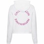 Sudadera con Capucha Mujer Calvin Klein Performance Blanco