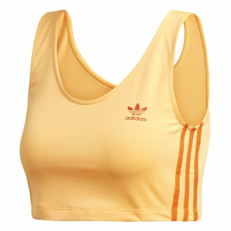 Soutien-gorge de Sport Adidas 3 stripes Doré