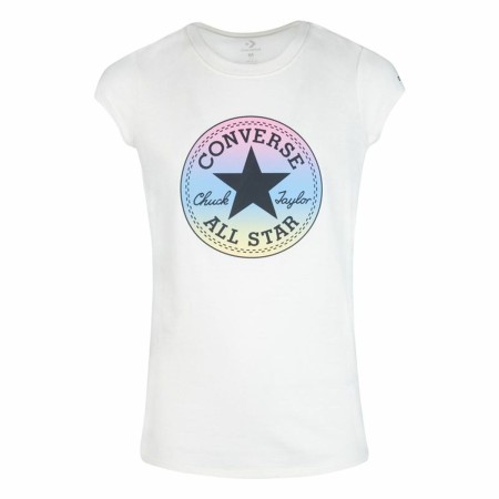 T shirt à manches courtes Enfant Converse Chuck Patch GFX Blanc