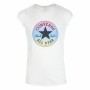 T shirt à manches courtes Enfant Converse Chuck Patch GFX Blanc
