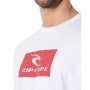 Camiseta de Manga Corta Hombre Rip Curl Hallmark Blanco