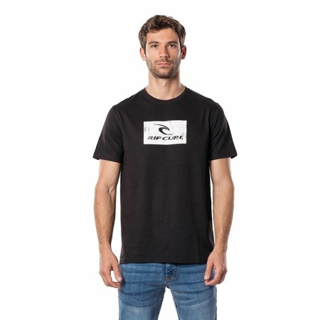 Camiseta de Manga Corta Hombre Rip Curl Hallmark Negro