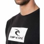 Camiseta de Manga Corta Hombre Rip Curl Hallmark Negro