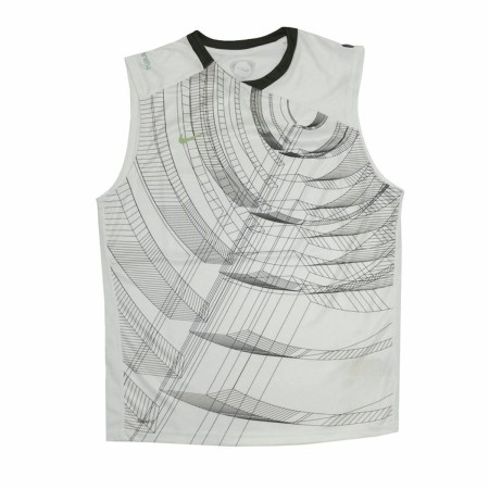 Maillot de Corps sans Manches pour Homme Nike Summer T90 Blanc