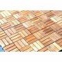 Baldosa Encajable Garden Mood Madera de acacia 30 x 30 x 2,4 cm