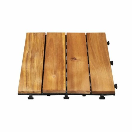 Baldosa Encajable Garden Mood Madera de acacia 10 Piezas 30 x 30 x 2,4 cm