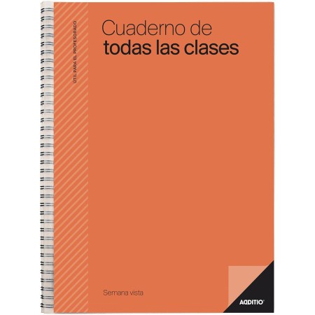 Agenda Additio Cahier Enseignant 22,5 x 31 cm A4