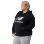 Sudadera con Capucha Mujer New Balance Negro