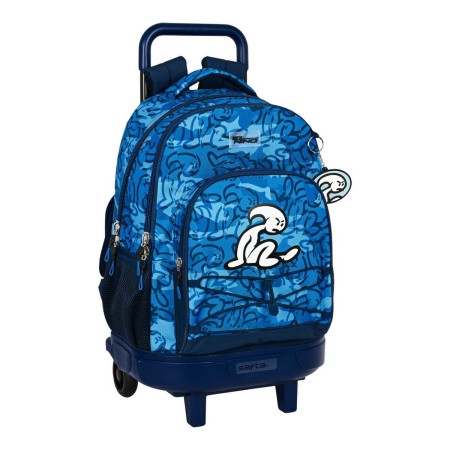 Cartable à roulettes El Niño Blue bay Bleu 22 L