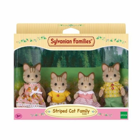 Figuras de Acción Sylvanian Families Striped Cat Family