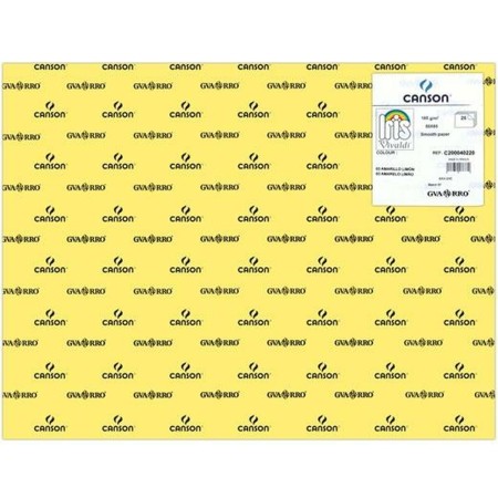 Cartulinas Iris Lemon Amarillo 50 x 65 cm (25 Unidades)