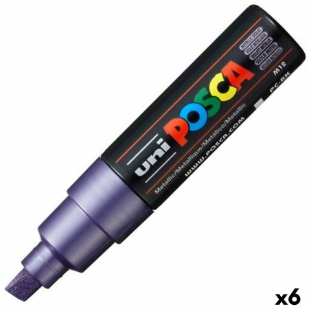 Marcador POSCA PC-8K metálico Violeta (6 Unidades)