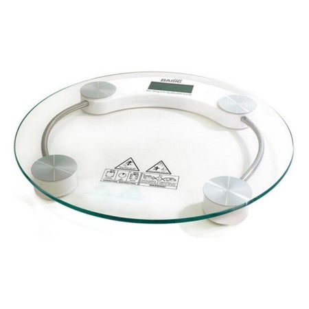 Balance Numérique de Salle de Bain Basic Home Transparent (ø 33 cm)