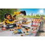 Playset Playmobil City Action Road Construction 45 Piezas 71045