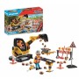 Playset Playmobil City Action Road Construction 45 Pièces 71045