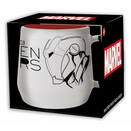 Taza con Caja Marvel Cerámica 360 ml