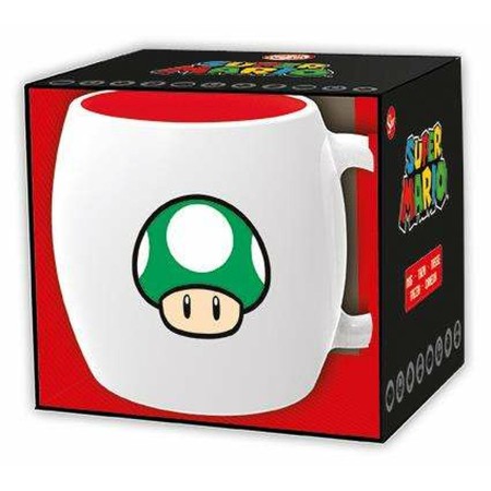 Tasse avec boîte Super Mario 1-UP Céramique 360 ml Noir