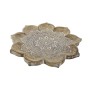 Centre de Table DKD Home Decor 46 x 46 x 4 cm Naturel Mandala Indien Décapé