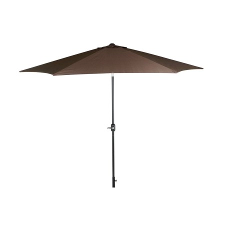 Parasol DKD Home Decor Noir Marron Acier 300 x 300 x 250 cm