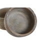 Centre de Table DKD Home Decor 30,5 x 30,5 x 12,7 cm Naturel Blanc Indien (3 Pièces)