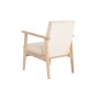 Fauteuil DKD Home Decor 63 x 68 x 81 cm Naturel Beige Pin