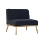 Fauteuil DKD Home Decor 80 x 66 x 72 cm Blue marine Pin