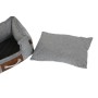 Cama para mascota DKD Home Decor 68 x 59 x 20 cm Gris oscuro Azul marino Gris claro