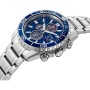 Reloj Hombre Citizen Plateado Azul (Reacondicionado C)