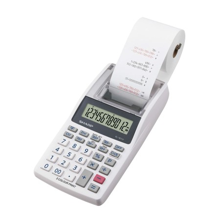 Calculatrice d’impression Sharp EL-1611V Noir Blanc (Reconditionné A)