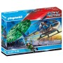 Playset City Action Police helicopter: Parachute Chase Playmobil 70569 (19 pcs) (19 pcs) (Reconditionné A)